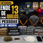 Operação integrada apreende mais de 13 quilos de drogas e prende três pessoas em Rolim de Moura