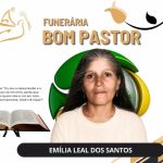 Funerária Bom Pastor cpmunica o falecimento de Emília Leal dos Santos