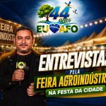 Entrevistas pela Feira da Agroindústria da Festa da Cidade 44 Anos de Alta Floresta D´Oeste