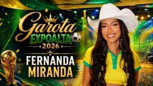 Desfile candidata a Garota Expoalta 2026 Fernanda Miranda