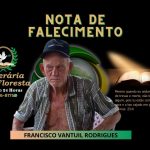 A Funerária Alta Floresta comunica o falecimento do Senhor Francisco Vantuil Rodrigue