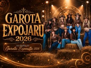 Apresentação das candidatas a Rainha da Expojaru no palco da Garota Expoalta 2026