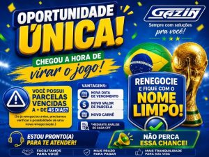 Oportunidade Única da Gazin oferece renegociação de dívidas e condições especiais para clientes