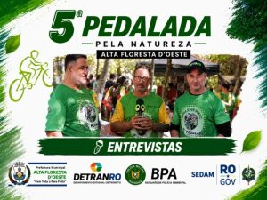 5ª Pedalada Pela Natureza – Entrevista com Prefeito Gio Damo e Secretário de Estado