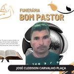 Funerária Bom Pastor comunica o falecimento de José Cleidson Carvalho Plaça