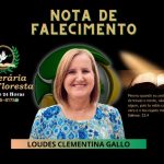 A Funerária Alta Floresta comunica o falecimento da Senhora Loudes Clementina Gallo