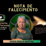 A Funerária Alta Floresta comunica o falecimento da Senhora Maria Analia Martins