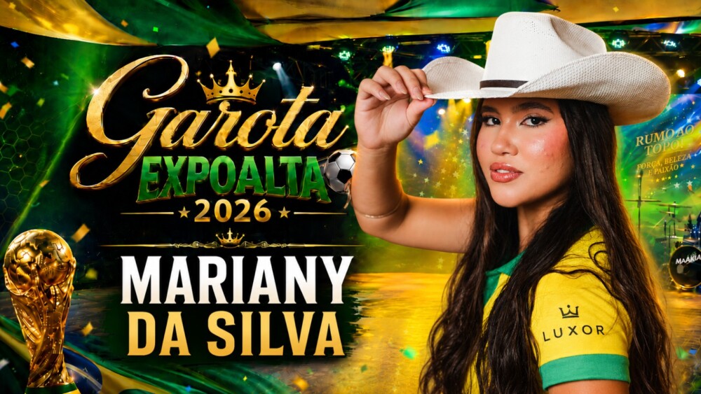 Desfile candidata a Garota Expoalta 2026 Mariany da Silva