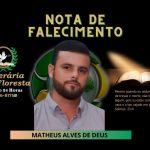 A Funerária Alta Floresta comunica o falecimento de Matheus Alves de Deus