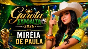 Desfile candidata a Garota Expoalta 2026 Miréia de Paula