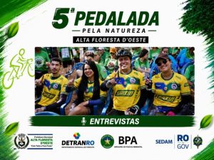 Gazin Presente na 5ª Pedalada Pela Natureza em Alta Floresta D´Oeste