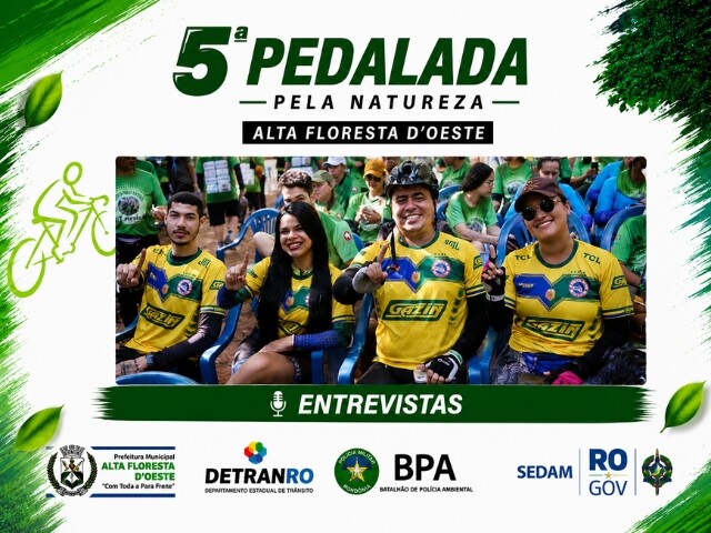 Gazin Presente na 5ª Pedalada Pela Natureza em Alta Floresta D´Oeste