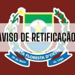 Aviso de retificação – Supressão de texto do termo de referência e edital pregão eletrônico nº 036/2026 processo administrativo nº 566/2026