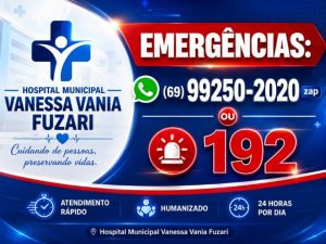 Hospital Municipal disponibiliza número de emergência via WhatsApp para atendimento à população