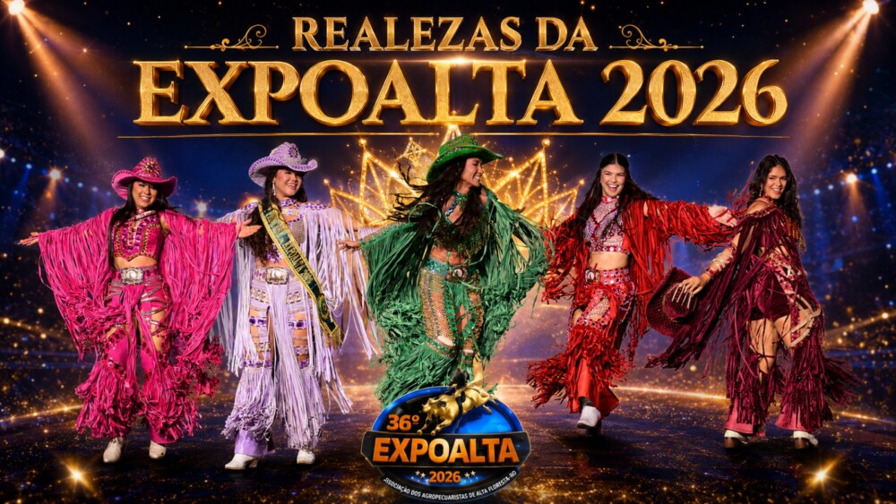 Resultado: Conheça as Realezas da 36º Expoalta 2026 em Alta Floresta Ro