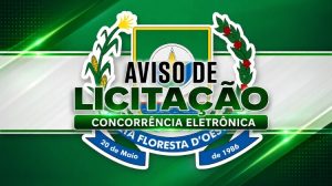 Aviso de licitação concorrência eletrônica nº 02/2026