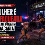 Mulher é esfaqueada durante briga em tabacaria na madrugada deste sábado (25) em Alta Floresta d’Oeste