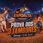 36ª Expoalta terá Prova dos 3 Tambores no domingo, 2 de agosto