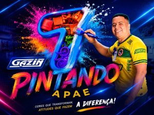 Pintando o Sete Gazin: Campanha solidária mobiliza Alta Floresta em prol da APAE