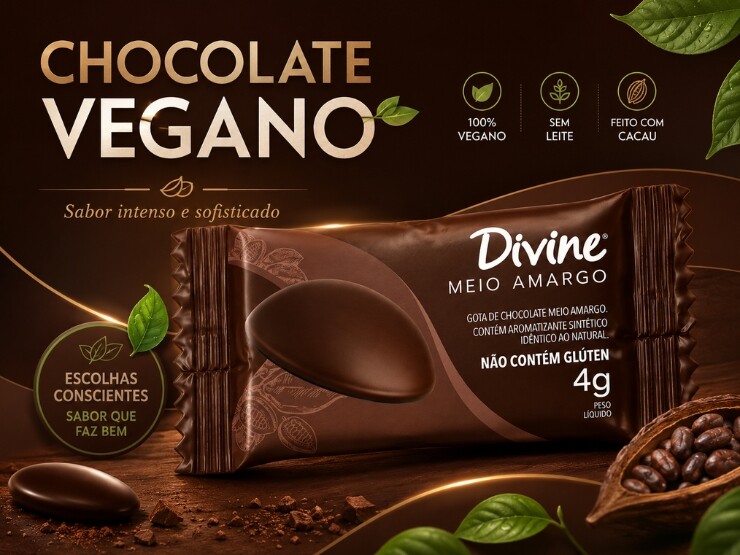 Chocolate vegano é sempre sem açúcar? Entenda a diferença entre os rótulos