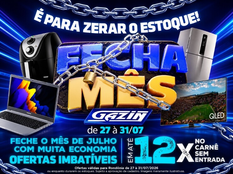 Promoção Fecha mês Gazin, confira!