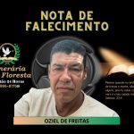 A Funerária Alta Floresta comunica o falecimento do Senhor Oziel de Freitas