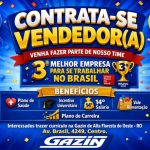 Gazin de Alta Floresta D’Oeste abre vaga para vendedor(a) com diversos benefícios