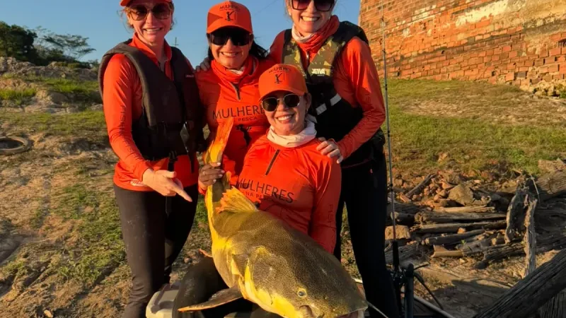 Foto 5 da matéria: Quatro advogadas conquistam 1º lugar no Mulheres na Pesca com pirarara de 1,27 metro no Rio Guaporé